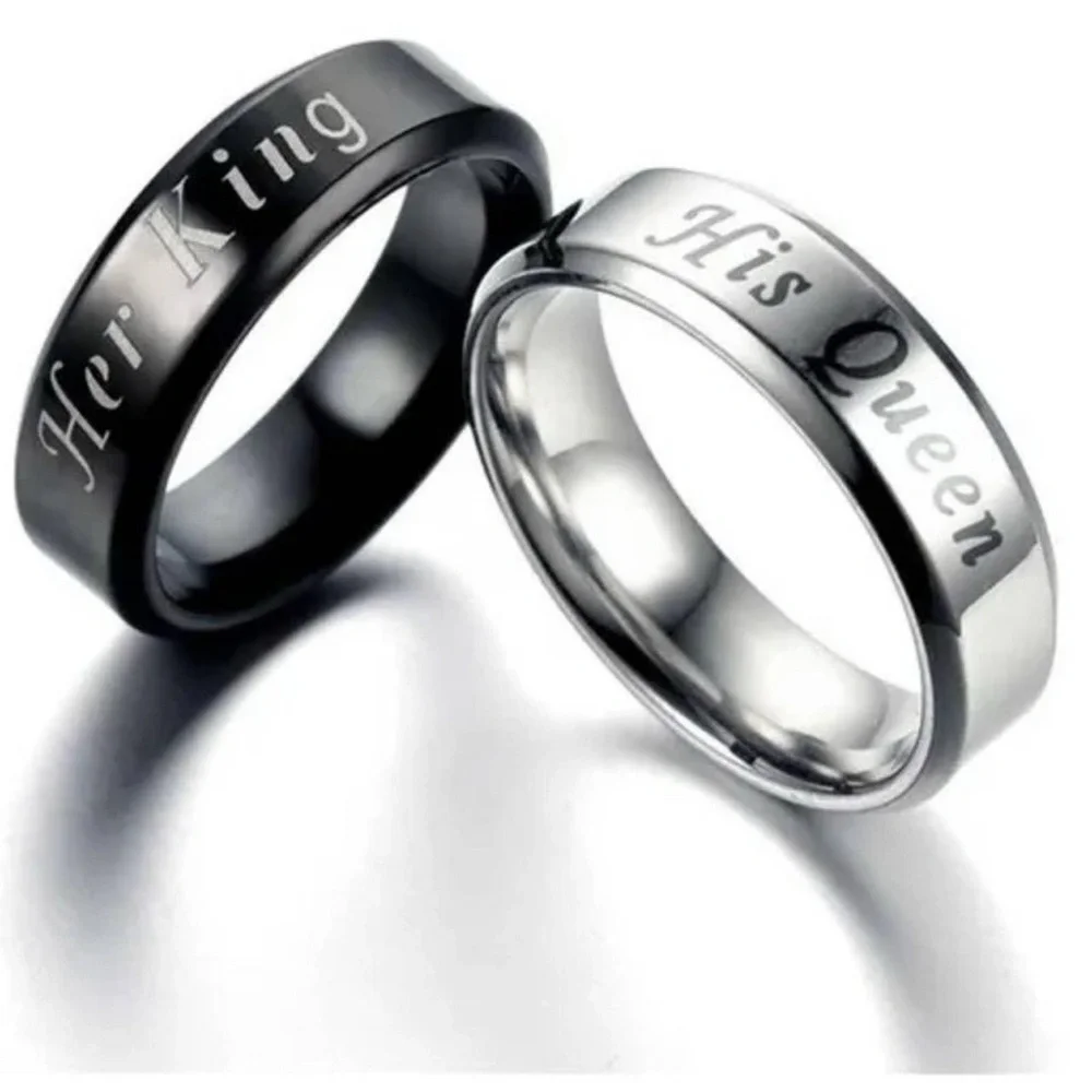 His and Her Couple Rings Set